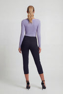 Carmen Contrast Scoop Neck Bodysuit