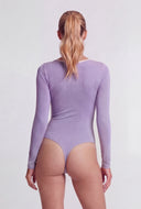 Carmen Contrast Scoop Neck Bodysuit
