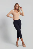 Carmen Contrast Scoop Neck Bodysuit