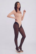 Square Neck Long Sleeve Thong Bodysuit