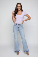 Jianna Scoop Neck Short Sleeve Bodysuit