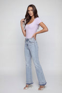 Jianna Scoop Neck Short Sleeve Bodysuit