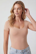 Jianna Scoop Neck Short Sleeve Bodysuit