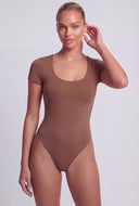 Jianna Scoop Neck Short Sleeve Bodysuit
