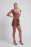 Jianna Scoop Neck Short Sleeve Bodysuit