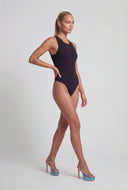 Scoop Neck Sleeveless Bodysuit