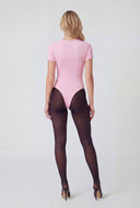Greta Short Sleeve Crew Neck Bodysuit