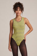 Amani Striped Tank Bodysuit