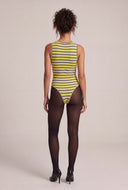 Amani Striped Tank Bodysuit