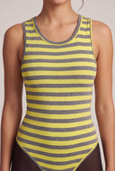 Amani Striped Tank Bodysuit