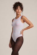 Amani Striped Tank Bodysuit