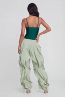 Sateen Sweetheart Pintuck Bodysuit
