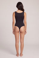 Ruched Thong Bodysuit