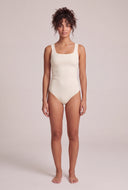 Ruched Thong Bodysuit