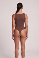 Ruched Thong Bodysuit
