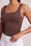 Ruched Thong Bodysuit