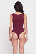 Ruched Thong Bodysuit