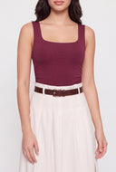 Ruched Thong Bodysuit