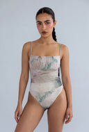 Patterned Cami Bodysuit