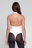 Adalee Cowl Neck Halter Bodysuit