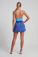 Adalee Cowl Neck Halter Bodysuit