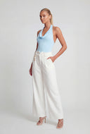 Adalee Cowl Neck Halter Bodysuit