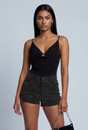 Stormi Cowl Neck Bodysuit