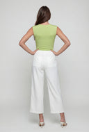 Rosalina Crepe Sleeveless Bodysuit