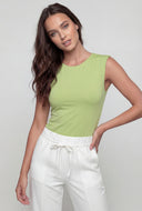 Rosalina Crepe Sleeveless Bodysuit