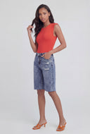 Rosalina Crepe Sleeveless Bodysuit