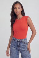 Rosalina Crepe Sleeveless Bodysuit