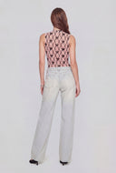 Adeline Velvet Bows Mesh Bodysuit