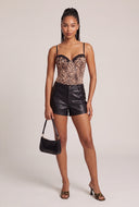 Leopard Thong Bodysuit