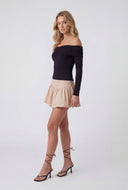 Drop Waist Mini Skirt