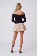 Drop Waist Mini Skirt