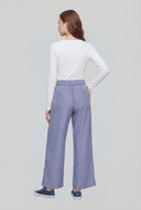 Zaylee Wide-Leg Tie Waist Dress Pants