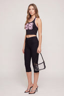 Mid Rise Skinny Capris