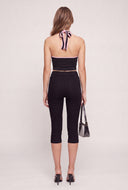 Mid Rise Skinny Capris