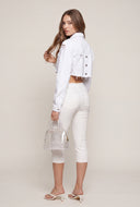 Mid Rise Skinny Capris