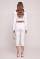 Mid Rise Skinny Capris