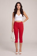 Mid Rise Skinny Capris