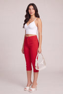 Mid Rise Skinny Capris