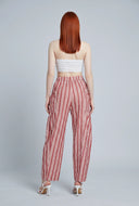 Striped Pull On Pants