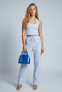 Striped High Waisted Palazzo Pants