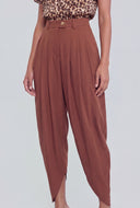 Crepe Tulip Hem Pants