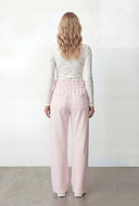 Paper Bag Waist Fleece Sweatpants