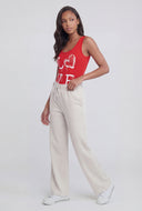 High Waist Fleece Sweatpants
