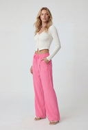 Mckinley Crepe Wide-Leg Drawstring Pants
