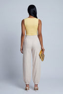 Autumn Linen Joggers