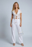 Linen Drawstring Pants